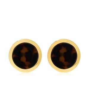 Ben-Amun Gold-Tone Tortoishell Earrings NWT